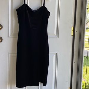 Black Velvet Bodycon Dress